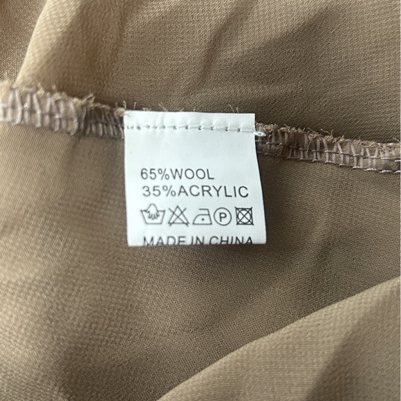 John Fashion Sweater Women's XL Brown Chiffon Uderlayers Open Knit Boho NEW - Picture 7 of 16